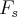 F_s