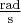 \frac{{{\rm{rad}}}}{{\rm{s}}}