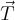 \vec T