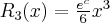 \ R_3(x)=\frac{e^c}{6}x^3